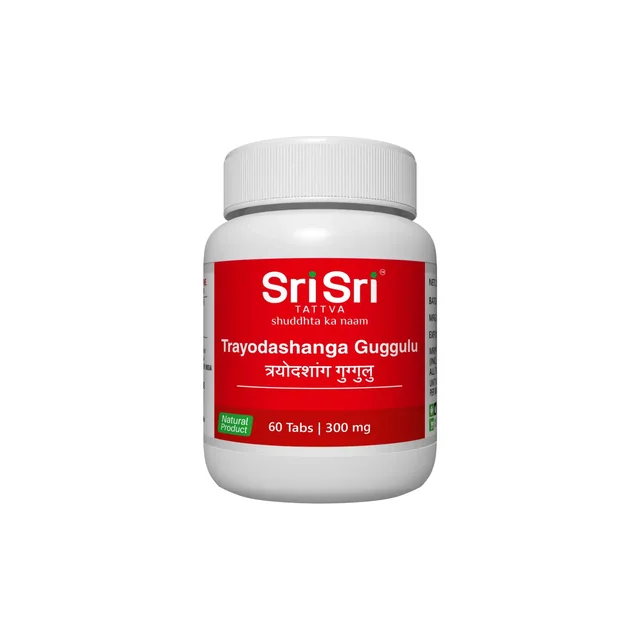 SRI SRI AYURVEDA Trayodashanga Guggulu - Sri Sri - 30 Tablets