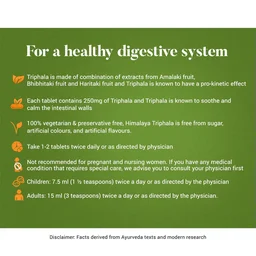 HIMALAYA DRUGS Triphala Tablet - Himalaya - 60Tablet