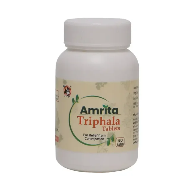 AMRITA DRUGS Triphala Tablet - Amrita - 60 Tablet