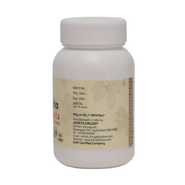 AMRITA DRUGS Triphala Tablet - Amrita - 60 Tablet