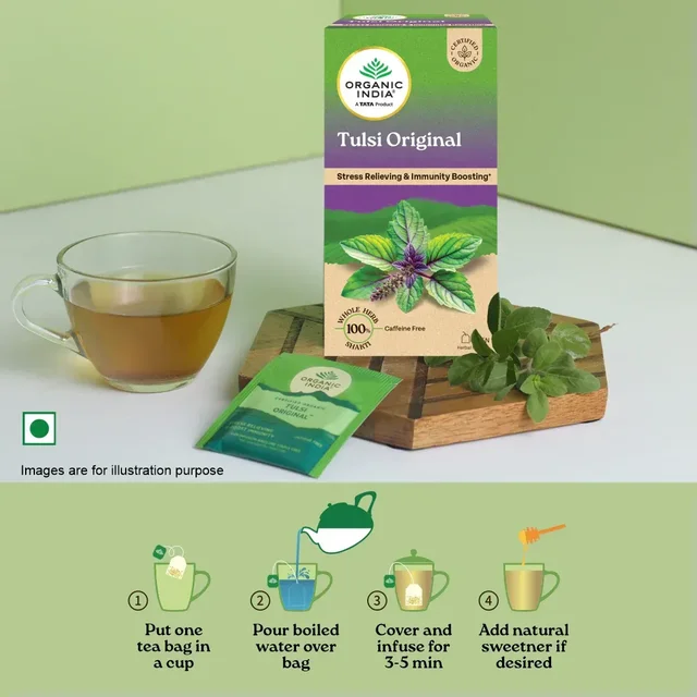 ORGANIC INDIA Tulsi Original - Organic - 25 Bags