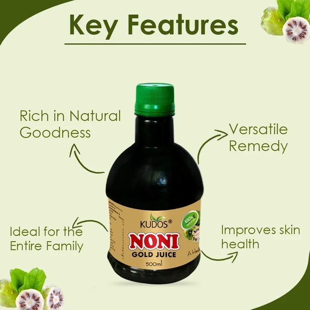 KUDOS AYURVEDA Noni Juice - Kudos - 500Ml