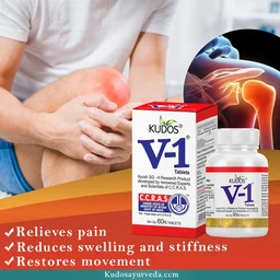 KUDOS AYURVEDA V-1 Tablet - Kudos - 60Tablet