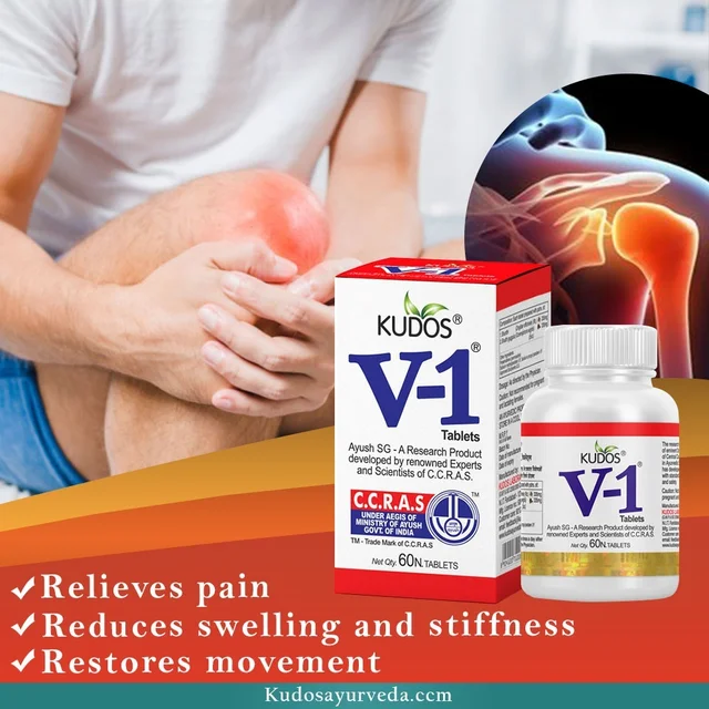 KUDOS AYURVEDA V-1 Tablet - Kudos - 60Tablet