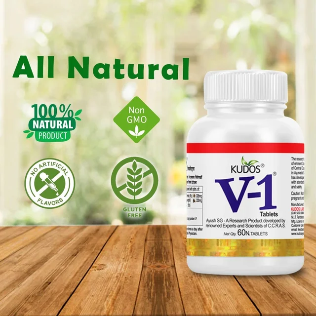 KUDOS AYURVEDA V-1 Tablet - Kudos - 60Tablet