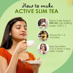 KUDOS AYURVEDA Active Slim Tea - Kudos (2G X 30 Tea Bags) - 2Gm