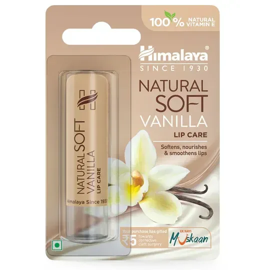 HIMALAYA PHARMACY Natural Soft Vanilla Lip Care - Himalaya - 4.5g