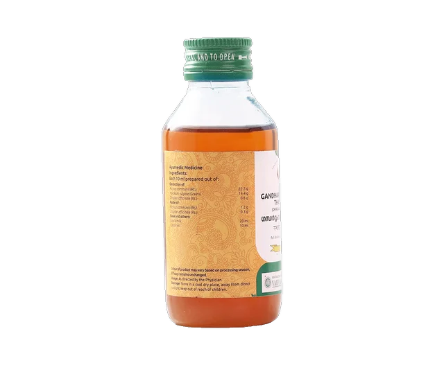 VAIDYARATHNAM Gandharvahastha Tail - Vaidyaratnam - 100Ml