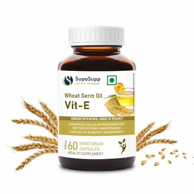 SRI SRI AYURVEDA Wheat Germ Oil Capsule - Sri Sri - 30 Capsules