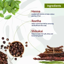SRI SRI AYURVEDA Henna Shikakai Shampoo - Sri Sri - 200Ml