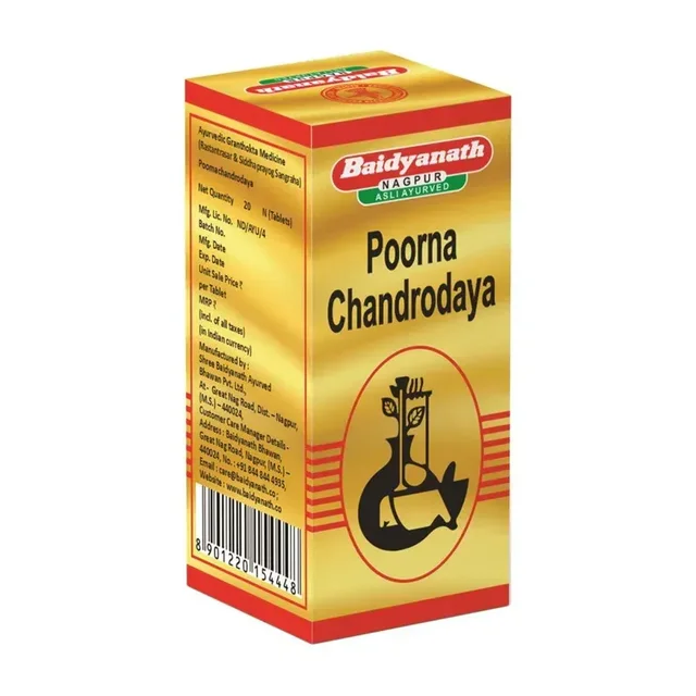 BAIDYANATH Poorna Chandrodaya - Baidyanath - 20Tablet