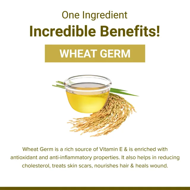 SRI SRI AYURVEDA Wheat Germ Oil Capsule - Sri Sri - 30 Capsules