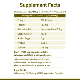 SRI SRI AYURVEDA Wheat Germ Oil Capsule - Sri Sri - 30 Capsules