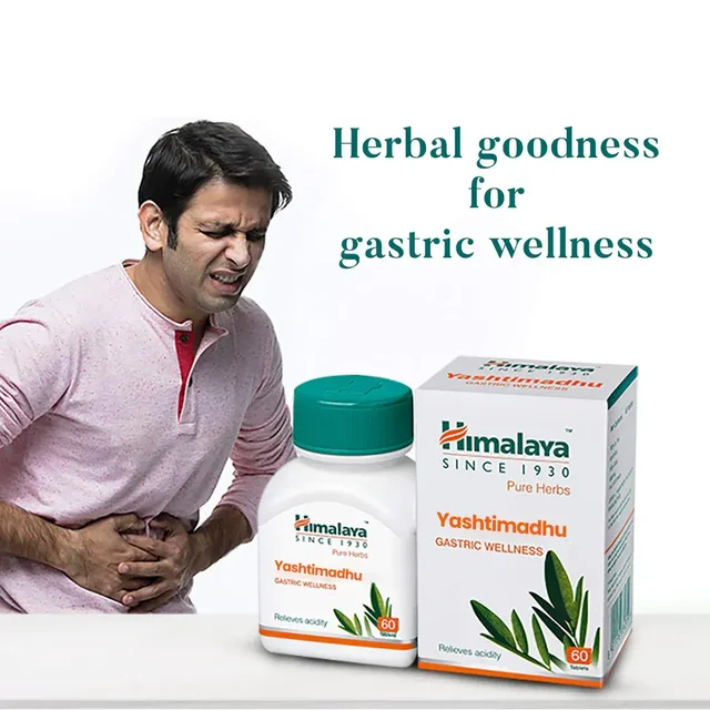 HIMALAYA DRUGS Yashtimadhu Tablet - Himalaya - 60Tablet