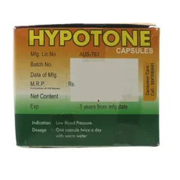SHREE AYURVEDIC PHARMACEUTICALS Hypotone Capsule - Shree - 10 Capsules