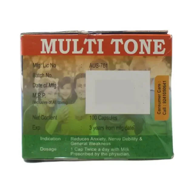 SHREE AYURVEDIC PHARMACEUTICALS Multi Tone Capsule - Shree - 10 Capsules