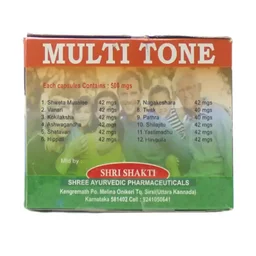 SHREE AYURVEDIC PHARMACEUTICALS Multi Tone Capsule - Shree - 10 Capsules