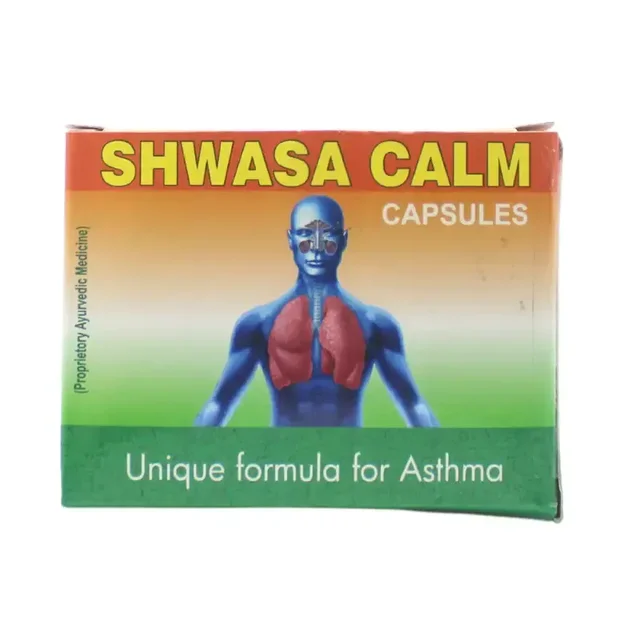 SHREE AYURVEDIC PHARMACEUTICALS Shwasa Calm - Shree - 10 Capsules