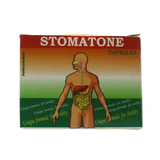 SHREE AYURVEDIC PHARMACEUTICALS Stomatone Capsules - Shree - 100 Capsules
