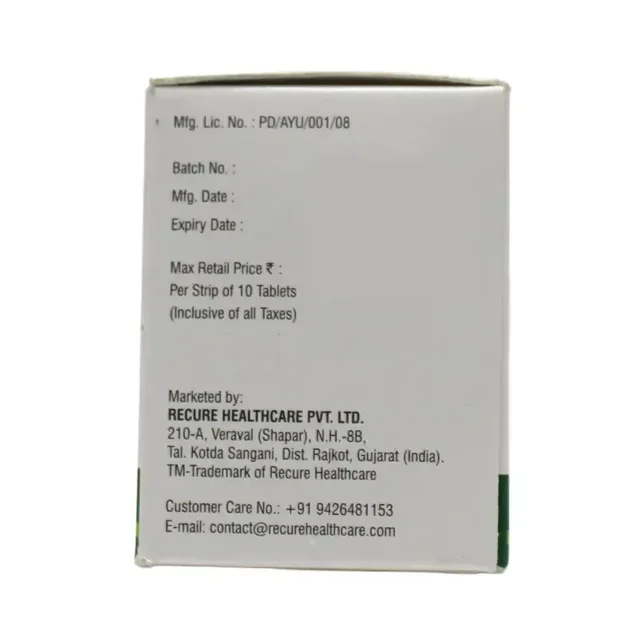 RECURE HEALTHCARE Rebeta Plus Tablet - Recure - 10 Tablets
