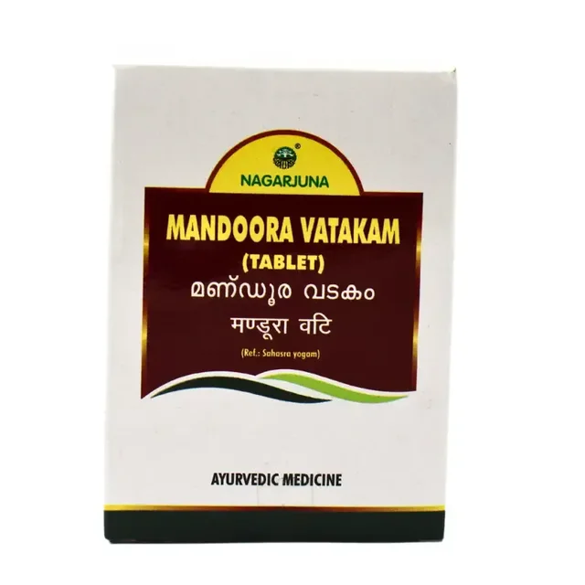 NAGARJUNA Mandoora Vatakam Tablet - Nagarjuna - 10Tablet