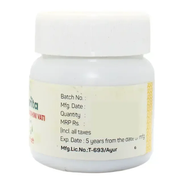 AMRITA DRUGS Arogyavardhini Vati - Amrita - 60 Tablet