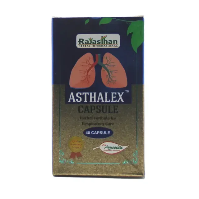 RAJASTHAN HERBALS IN Asthalex Capsule - Rajasthan - 40 Capsules