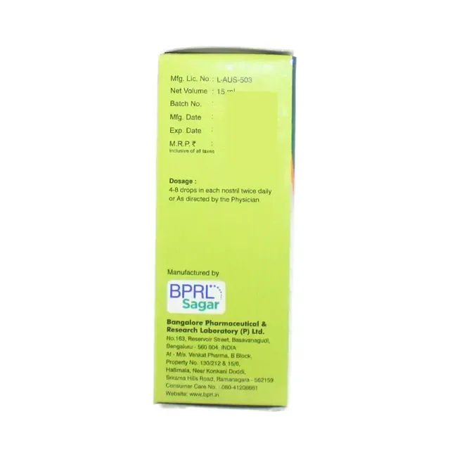 SAGAR PHARMACEUTICAL Sinurex Drops - Sagar - 15Ml
