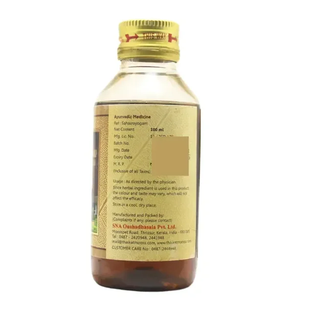 SNA OUSHADHASALA PVT Vilwampaachottiaadi Oil - Sna - 100Ml