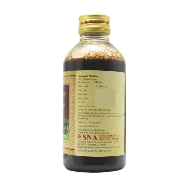 SNA OUSHADHASALA PVT Kanaasathaahwaadi Kashayam - Sna - 200Ml