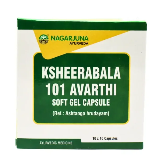 NAGARJUNA Ksheerabala 101 Avarthi Capsule - Nagarjuna - 10Capsule