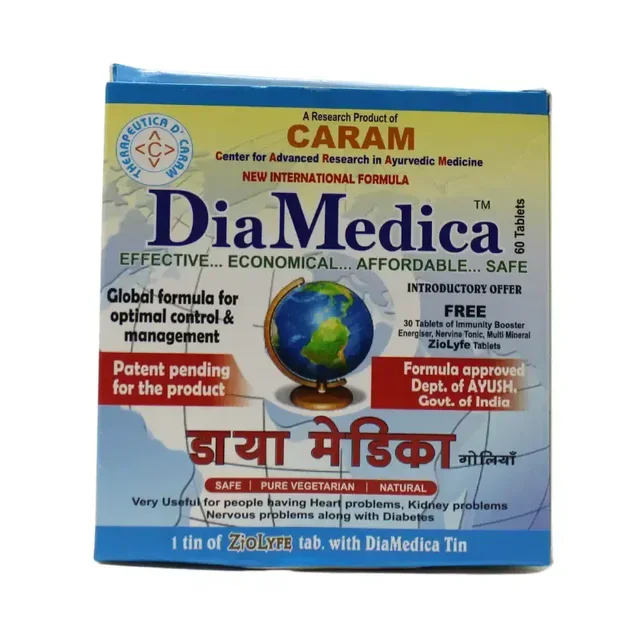 CARAM Dia Medica Tablet - Caram - 60Tablet