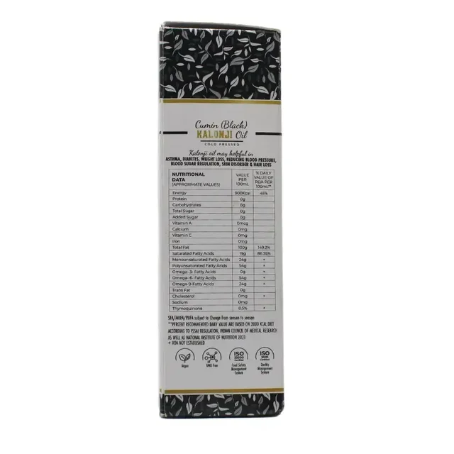 NAKODA TRADING COMPANY Kalonji Oil - Nakoda - 100ml