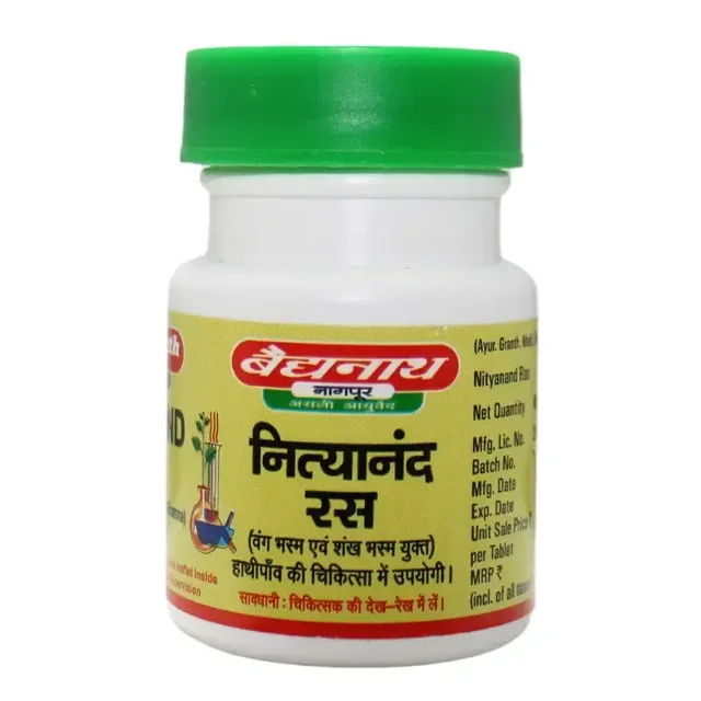 BAIDYANATH Nityanand Ras 40Tab-Baidyanath - 40Tablet