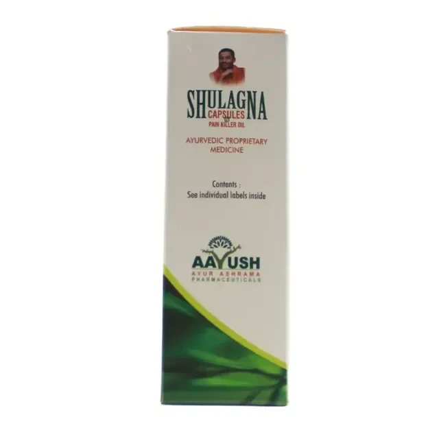 AYUR ASHRAMA PHARMACEUTICALS Shulagna Cap And Pain Oil 1Set - Ayur Ashrama - 1Set