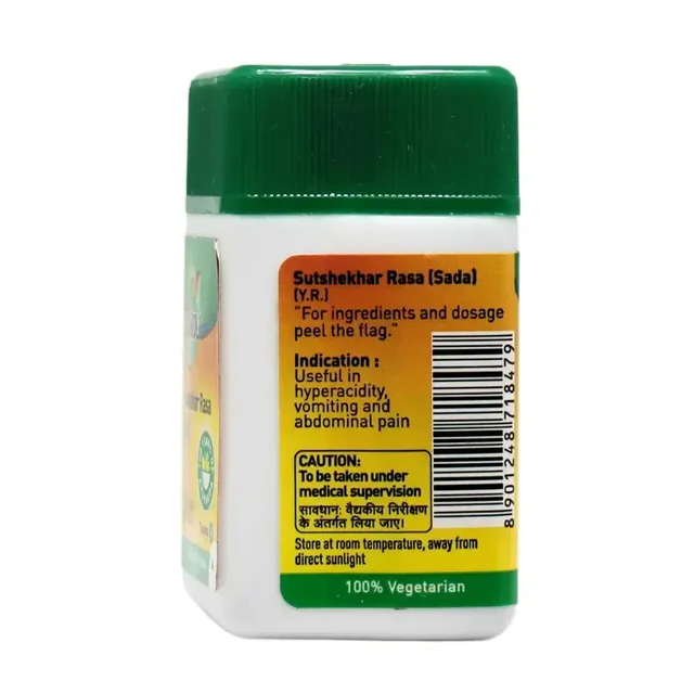 ZANDU PHARMACEUTICAL Sutshekhar Rasa (Sada) - Zandu - 40 Tablets