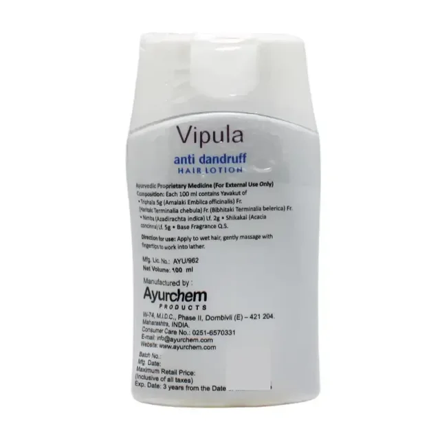 AYURCHEM PRODUCTS Vipul Hair Lotion - Ayurchem - 100Ml