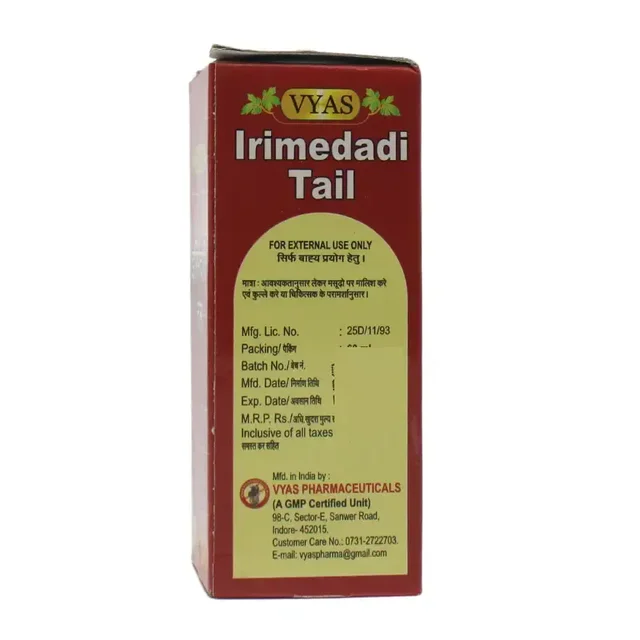 VYAS PHARMACEUTICALS Irimedadi Tail - Vyas - 60Ml