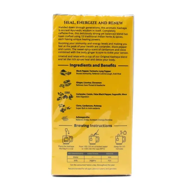 VEDIKA EXPORTS PVT LTD Kashaya Herbal Infusions - Vedika - 10S