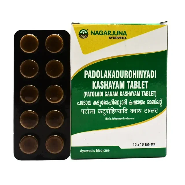 NAGARJUNA Patola Kadurohinyadi Kashayam Tablet - Nagarjuna - 10Tablet