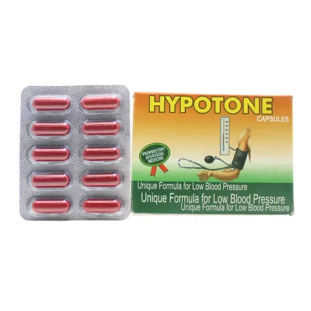 SHREE AYURVEDIC PHARMACEUTICALS Hypotone Capsule - Shree - 10 Capsules