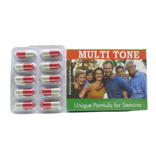 SHREE AYURVEDIC PHARMACEUTICALS Multi Tone Capsule - Shree - 10 Capsules