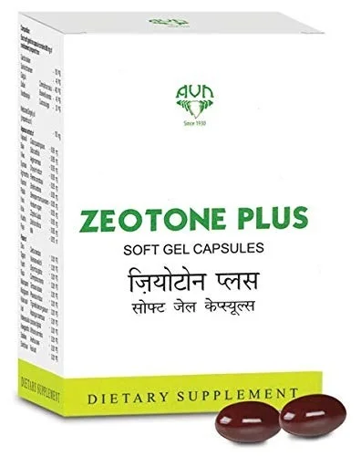 AVN AYURVEDA FORMULA Zeotone Plus Soft Gel Capsule - Avn Ayurveda - 60Capsule