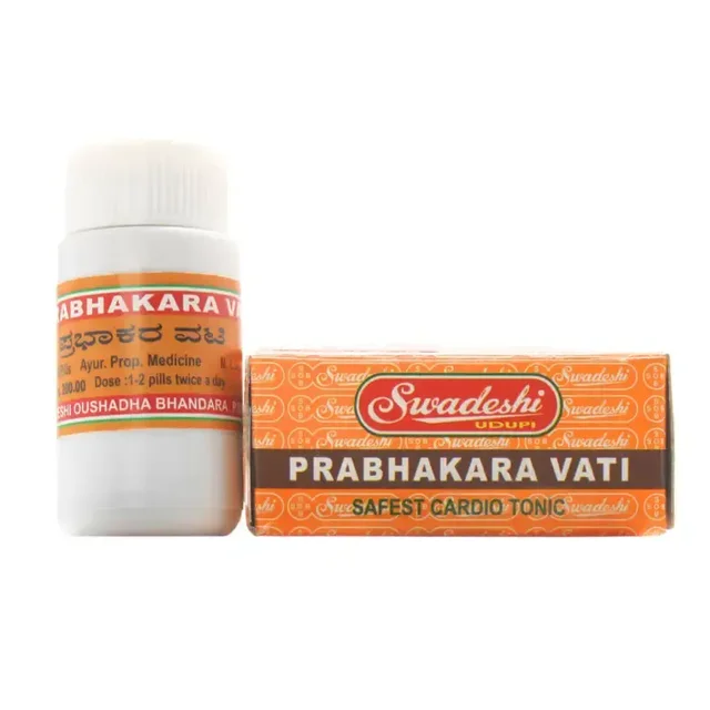 SWADESHI Prabhakara Vati (With Mukta) - Swadeshi - 60 Tablet