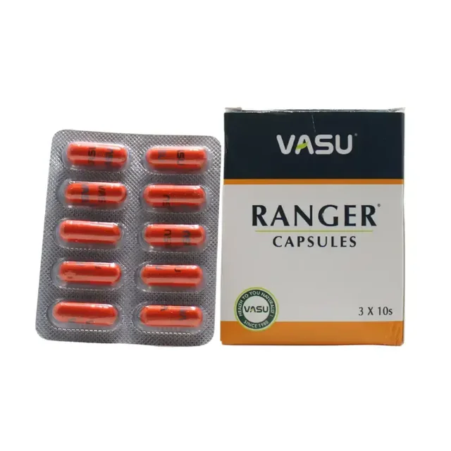 VASU PHARMACEUTICALS Ranger Capsule - Vasu - 10 Capsules