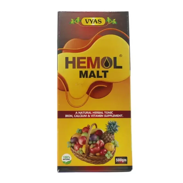 VYAS PHARMACEUTICALS Hemol Malt - Vyas - 500Gm