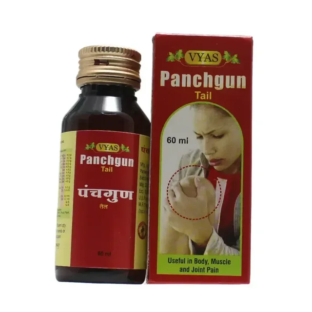 VYAS PHARMACEUTICALS Panchaguna Tail - Vyas - 60Ml