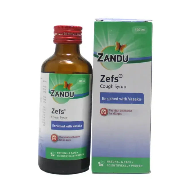 ZANDU Zefs Cough Syrup - Zandu - 100ml