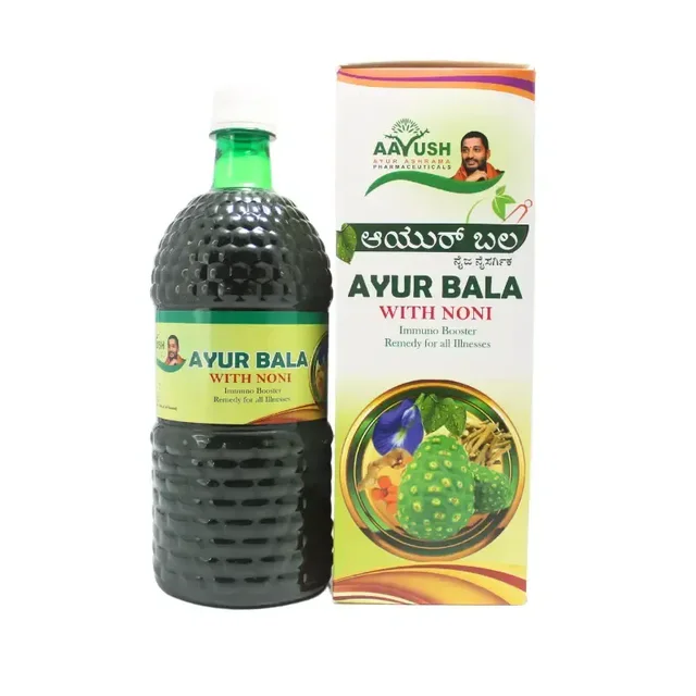 AYUR ASHRAMA PHARMACEUTICALS Ayur Bala (With Noni) - Ayur Ashram - 1L