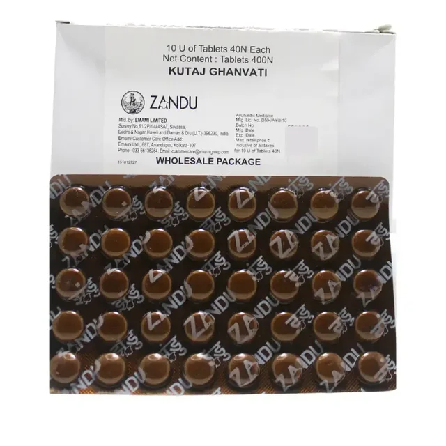 ZANDU Kutajaghan Vati - Zandu - 400Tablet
